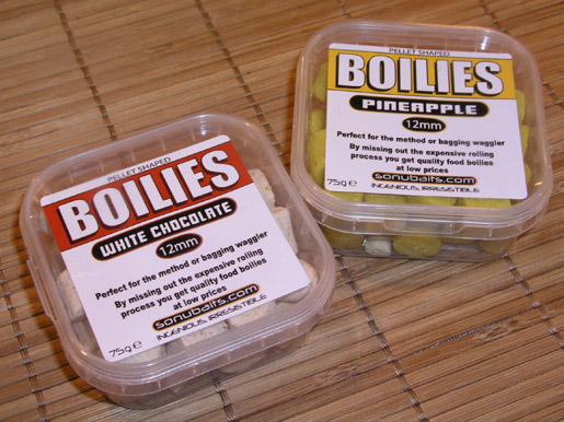 Sonubaits Pellet shaped boilies - De verpakking